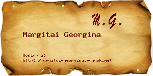 Margitai Georgina névjegykártya